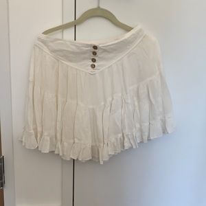 Free People white skirt